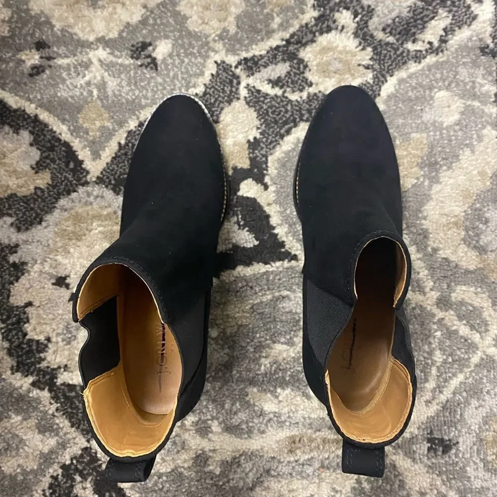 J. Crew Factory Rory microsuede heeled boots Item AR845
